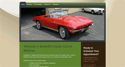 Desktop Screenshot of kristoffsclassiccars.com